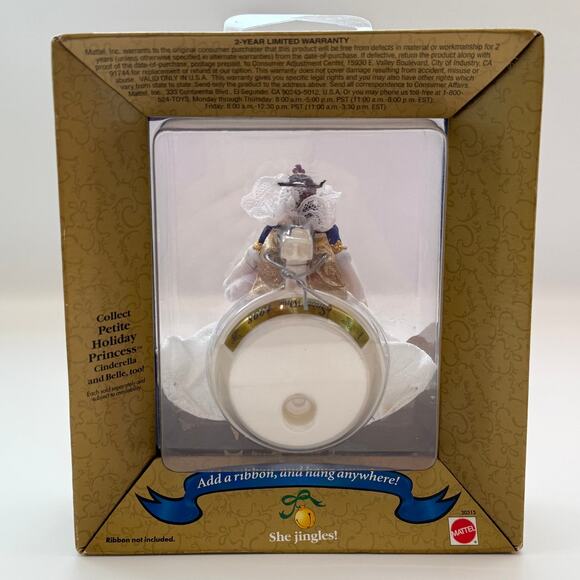 Vtg 1998 Disney Snow White Petite Holiday Princess Ornament Never Opened - Picture 4 of 8